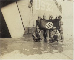 LCVP Crew and Nazi Flag.jpg
