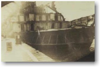 LST 327 at Plymouth, England